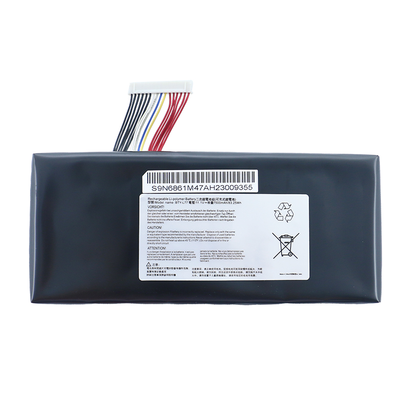 ����MSI΢�� GT72VR GT72VR 6RD GT72S GT72 2QD BTY-L77,MS-1781/1782/1783/1785 �ʼǱ�������õ��